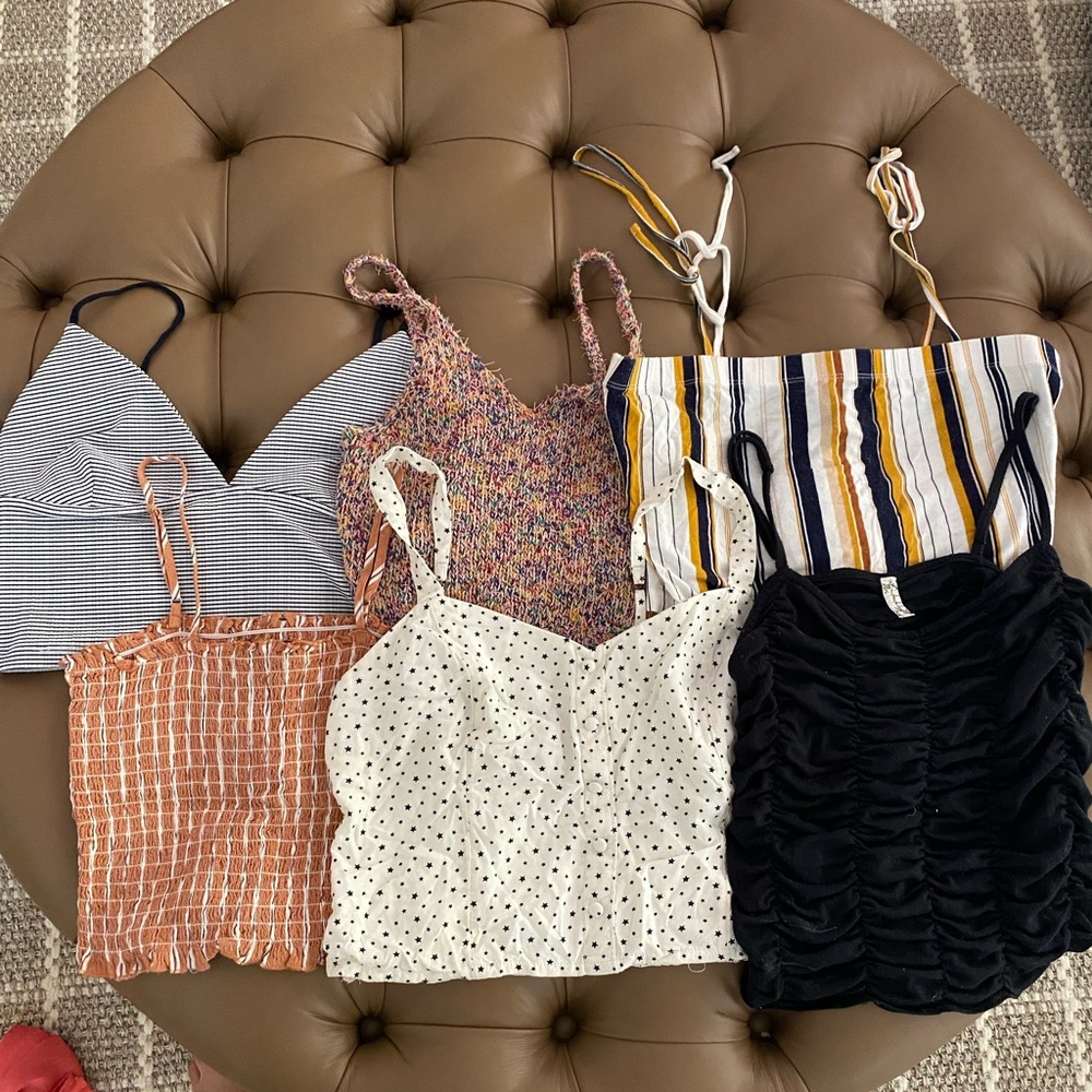 6 Crop Tops from F21, UO, Zara